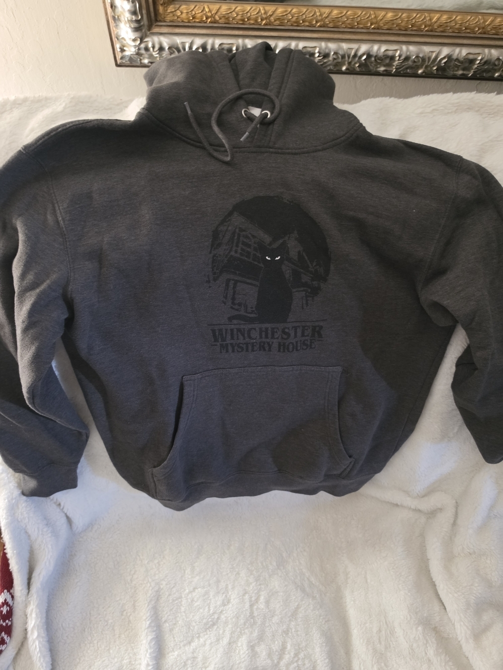 Winchester Mystery House Dark Gray Pullover Hoodie